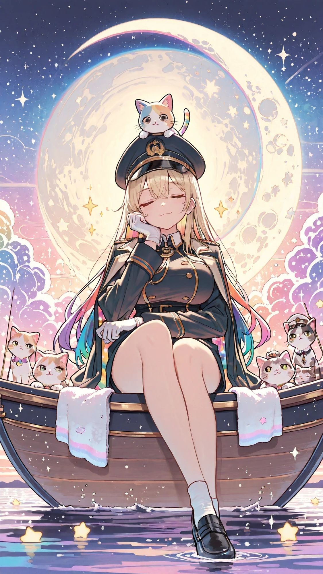 頭の上にねこが乗ってるだけなのに、反則級に可愛すぎます！1 〜猫をのせた少女のゆるふわファンタジー〜 サンプル8ページ目