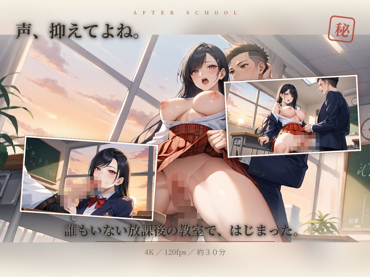 隣の君と、最後の秘密 〜爆乳幼馴染J〇と、卒業前夜まで中〇し種付けしまくった一週間 サンプル2ページ目