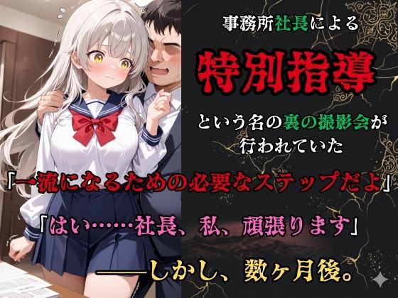 【裏流出ファイル】コスプレ事務所社長による所属モデルへの特別指導（銀髪セーラー服編） サンプル2ページ目