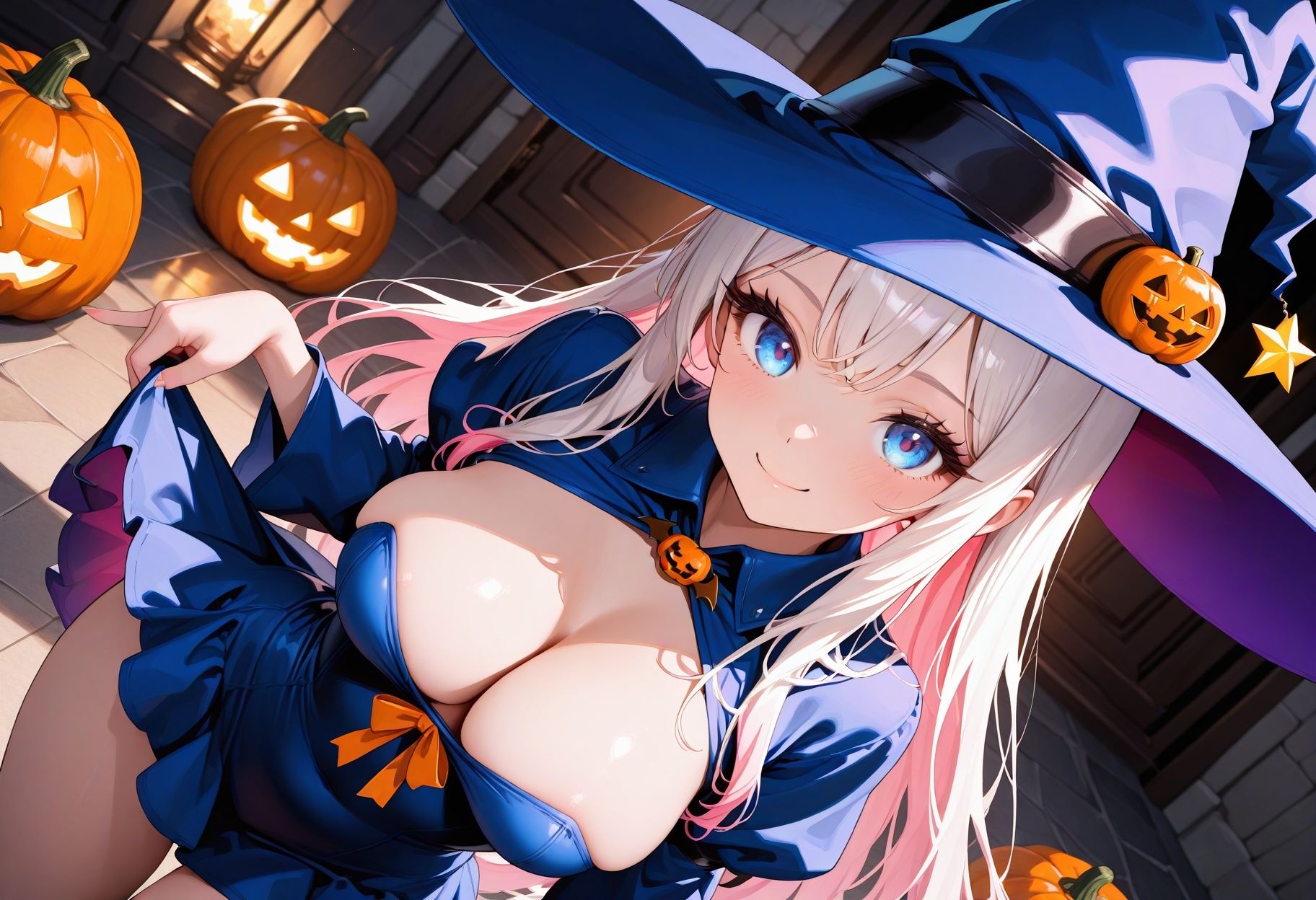ハロウィン性指導×魔法使い編〜乱れた衣装のまま誘惑し種付け連続絶頂〜 サンプル1ページ目