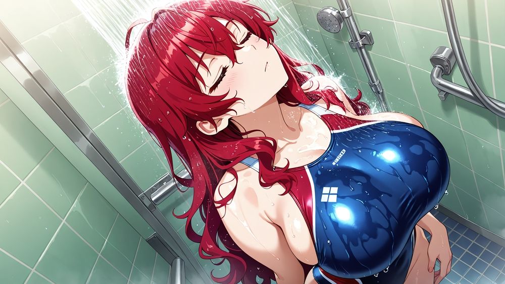 爆乳茶赤水泳美女がコーチと秘密契約で淫らな個人レッスン【4K】 サンプル7ページ目