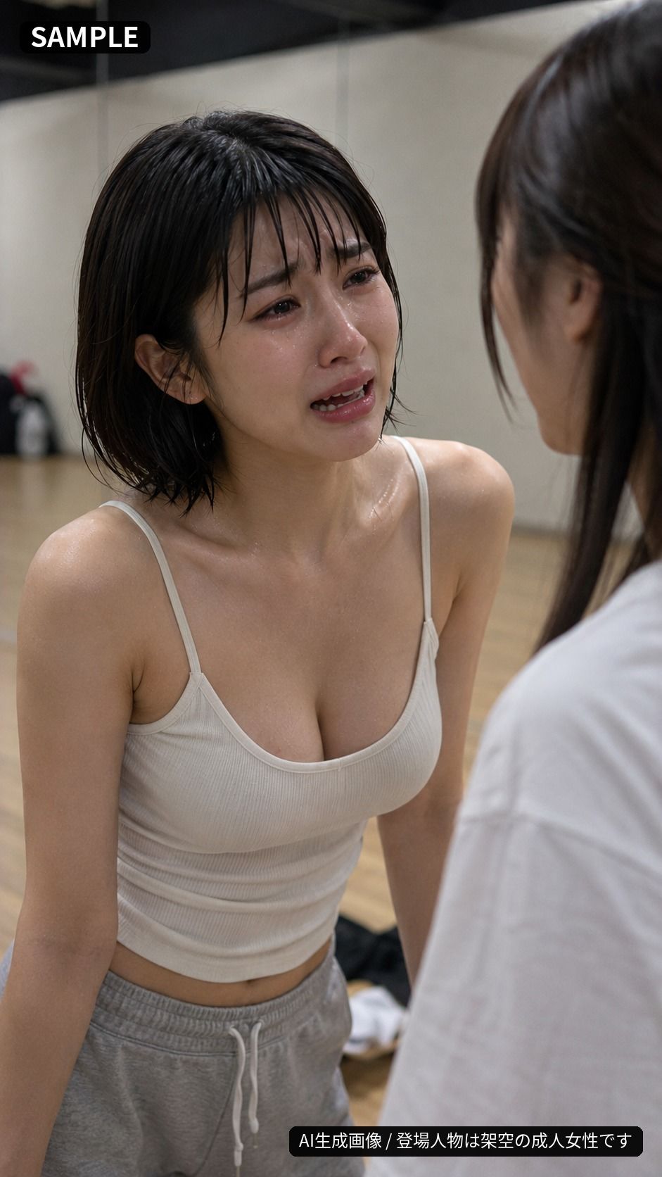 SANA / 100 MOMENTS｜架空の韓流アイドルを追いかけたAI写真集【100枚】 サンプル9ページ目