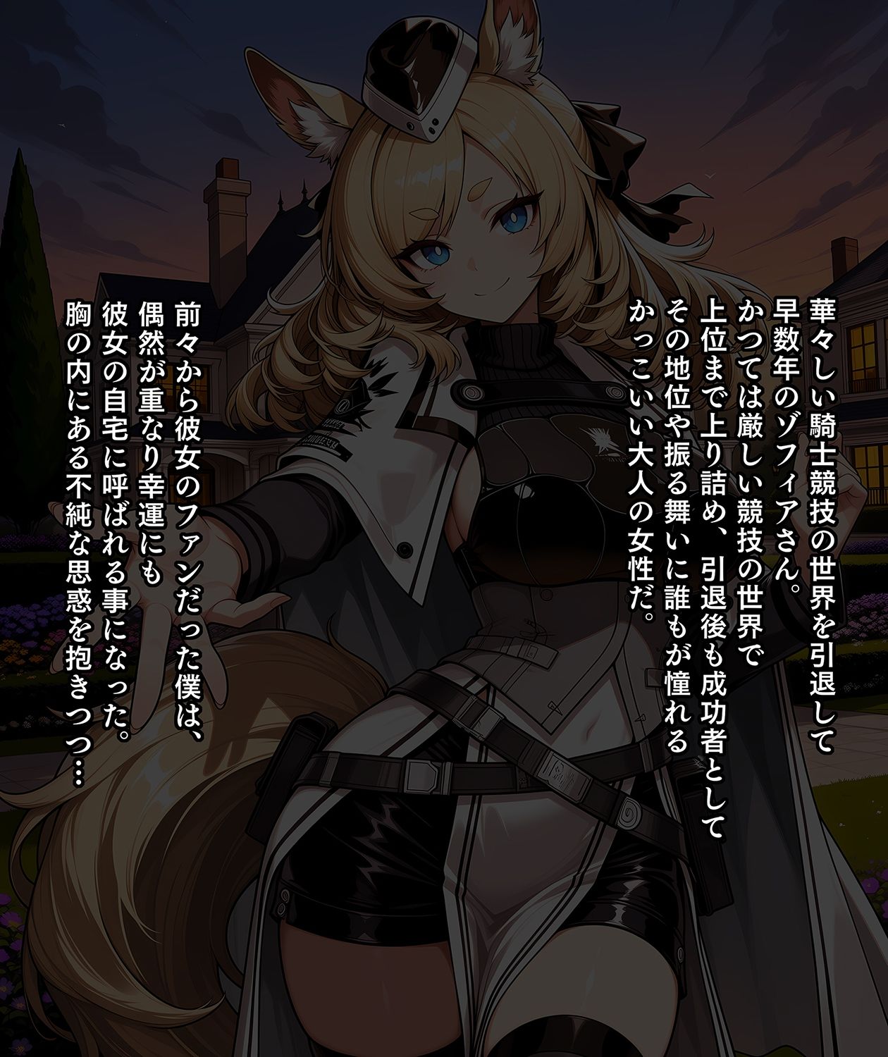 引退騎士の唾液責め 〜つよ〜いお姉さんに顔中唾液でべちょべちょにされて甘やかされながら射精する画像集〜 サンプル1ページ目