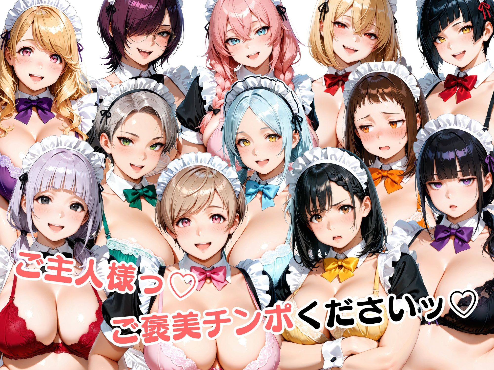 12人のムチムチメイドが毎日性処理してくれる暮らし サンプル10ページ目