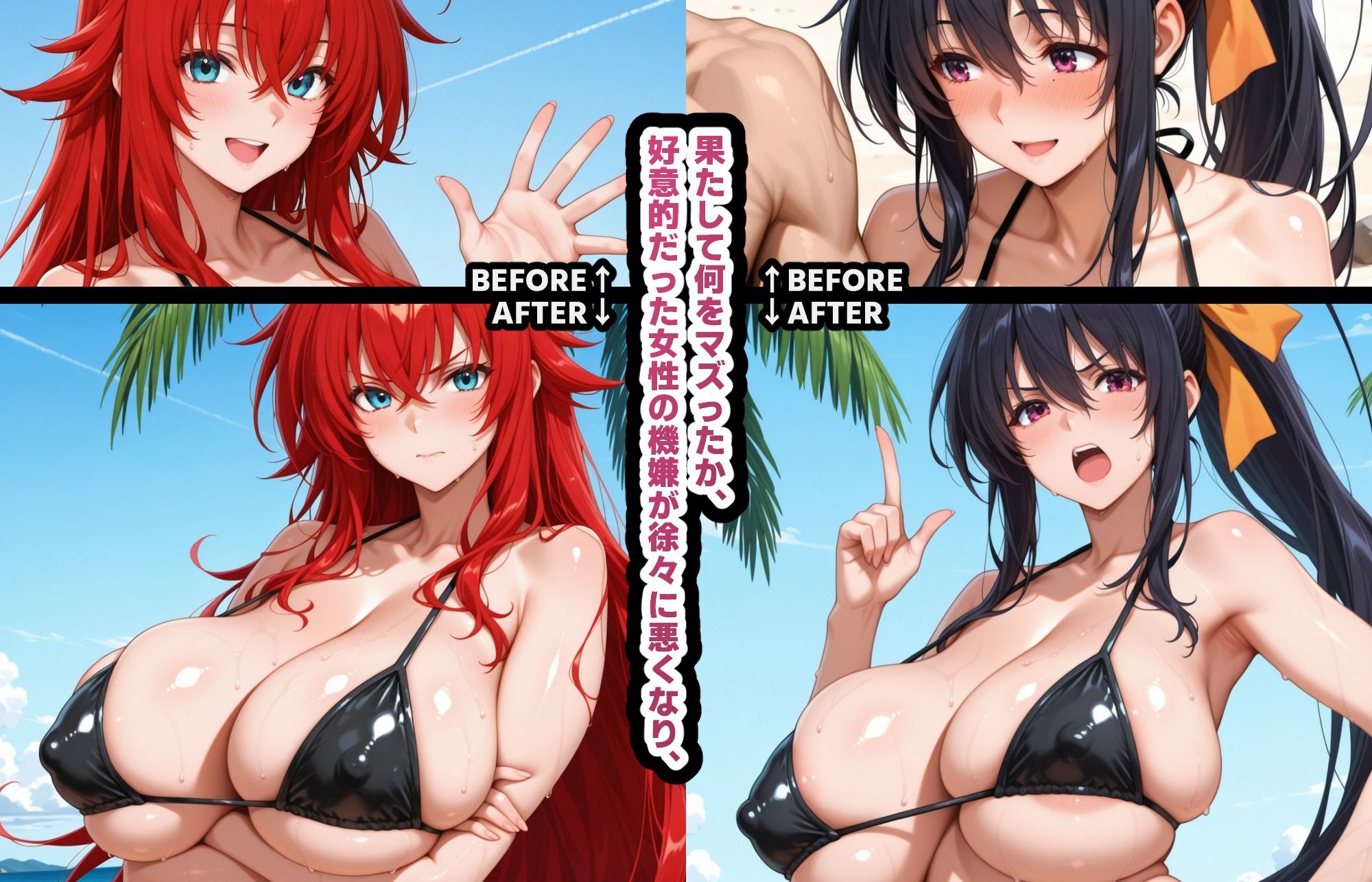 メチャクチャに嫌われてからのレ●プが一番気持ち良いから。【リアス＆朱乃】 サンプル1ページ目