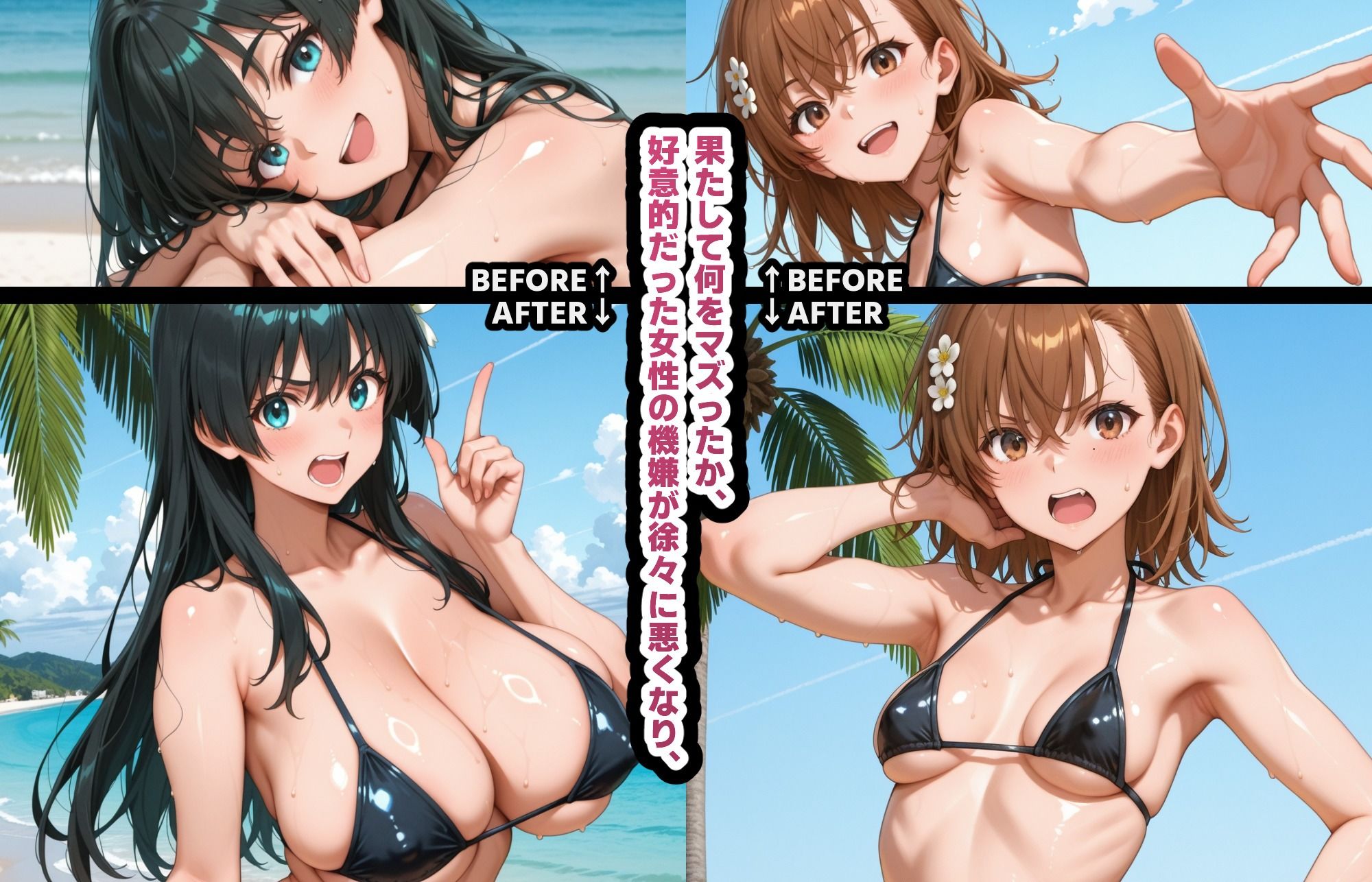 メチャクチャに嫌われてからのレ●プが一番気持ち良いから。【美琴＆涙子】 サンプル1ページ目