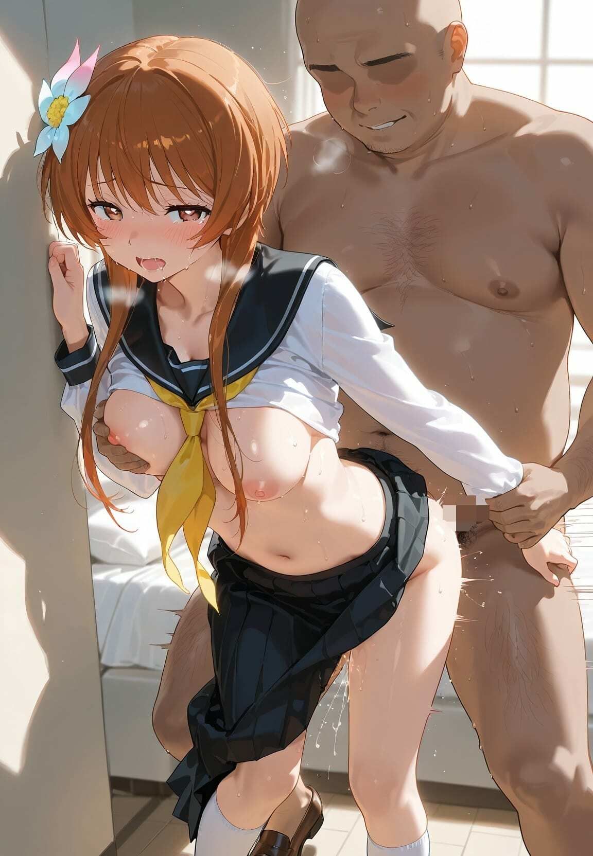 声かけられてお茶しただけなのに・・・簡単にお持ち帰りされて種付け調教されちゃう件www ニ〇コイ サンプル10ページ目