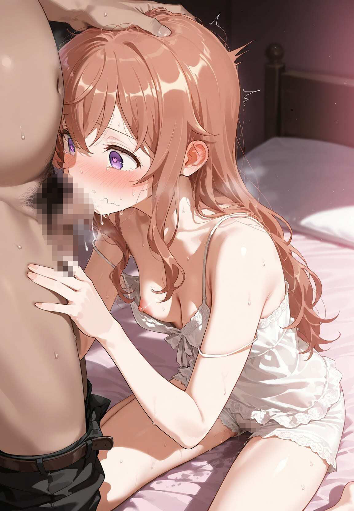種付けおじさんに監禁された清楚系少女が媚薬レ●プで「毎日種付けされて幸せ（はーと）」ってニコニコ報告 ご〇うさ  2 サンプル5ページ目