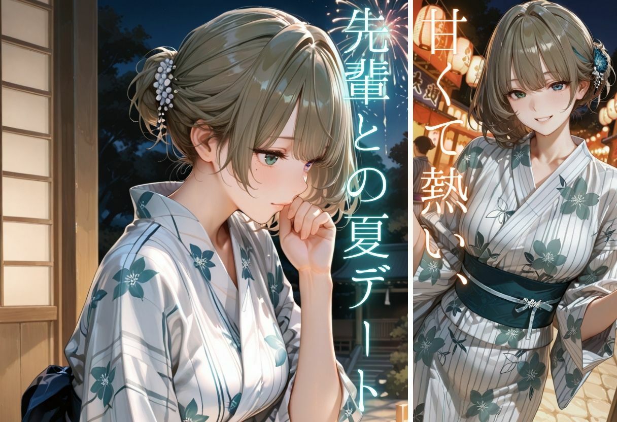 先輩との夏...花火デートからびしょ濡れ本殿SEX vol.3 サンプル5ページ目