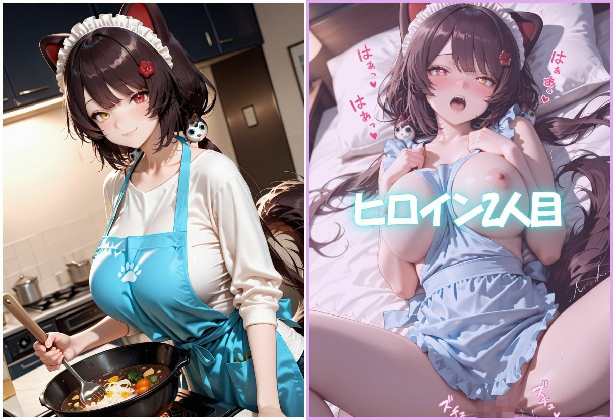 裸エプロン人妻は俺の性処理道具 〜旦那の知らないところで生ハメ中出し〜Vol.3 サンプル4ページ目