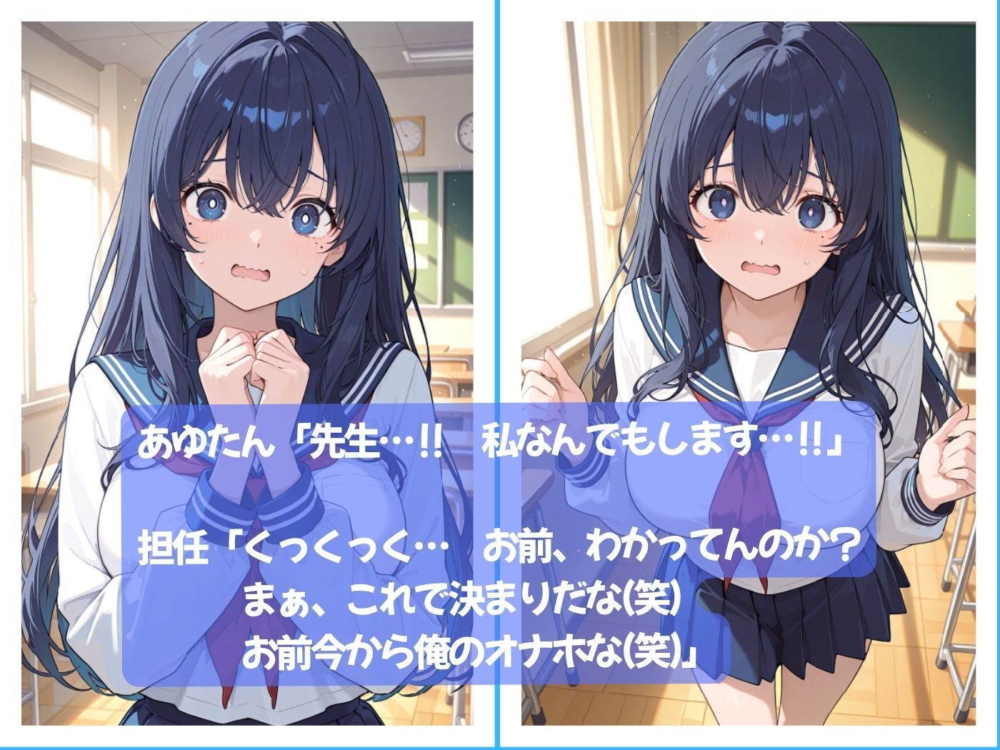 優等生な俺の彼女が担任教師のオナホになった件 サンプル5ページ目