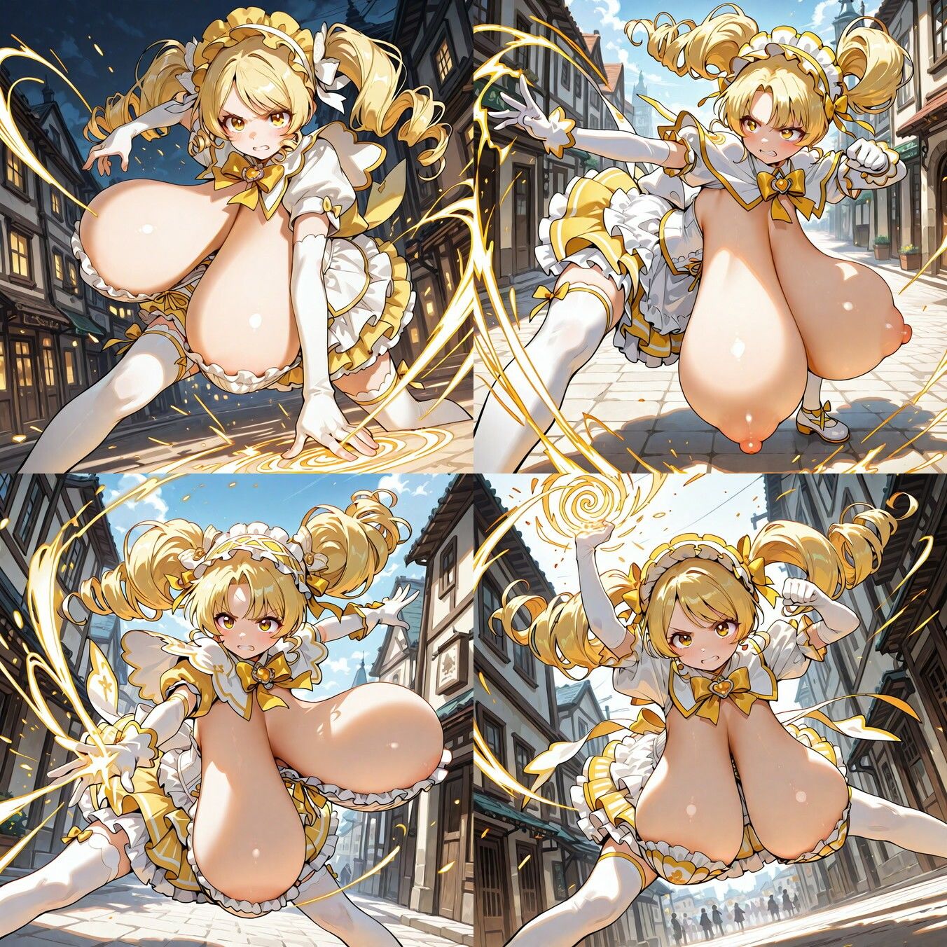 超闘乙女ストラグル・アリス 萌乳魔法少女愛乳譚 第3話 シャイニー・ソレイユ / 陽ノ宮ひなた  前編（前戯・フ〇ラ編） サンプル3ページ目