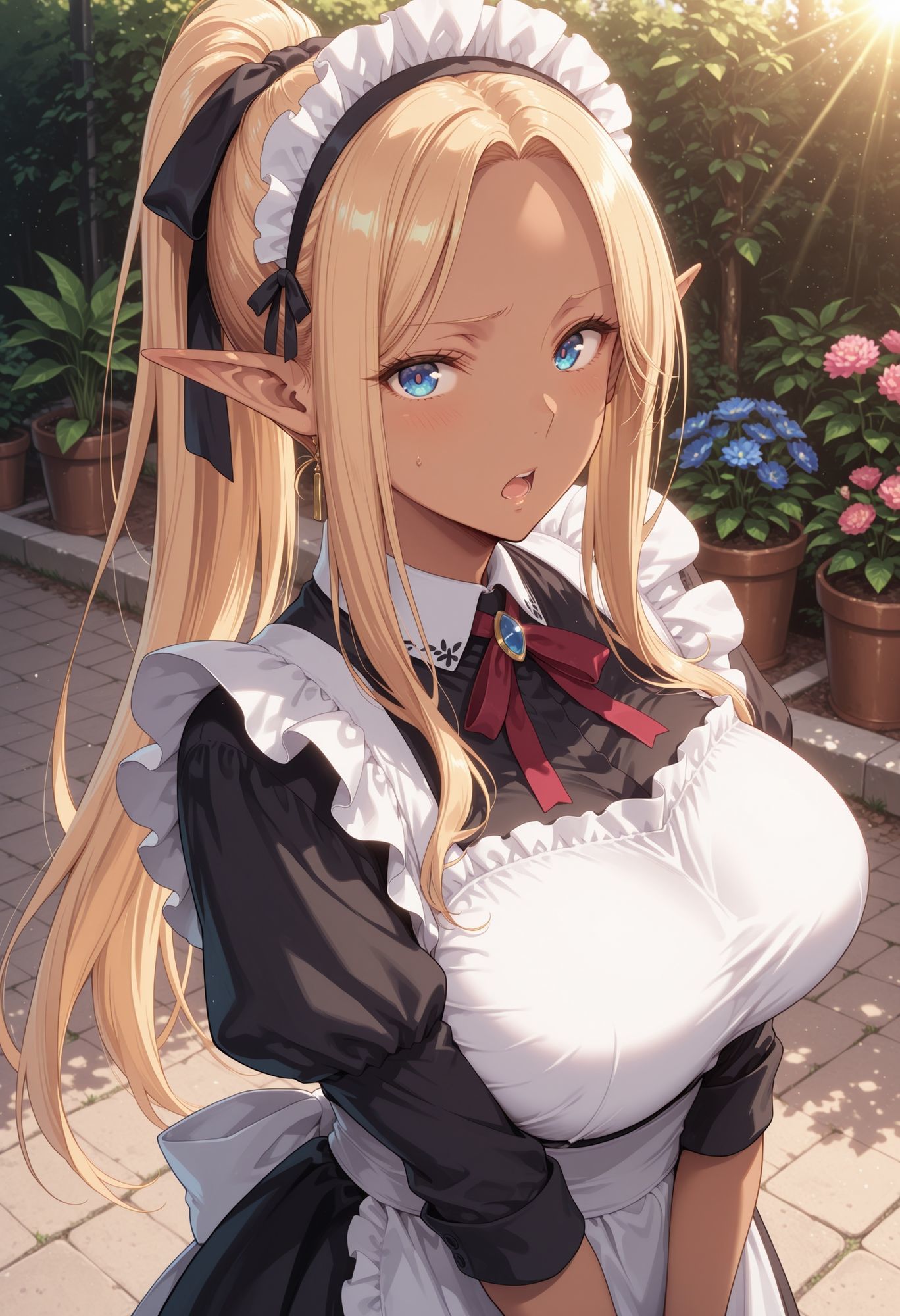 エルフのメイドさんの誘惑10 サンプル1ページ目