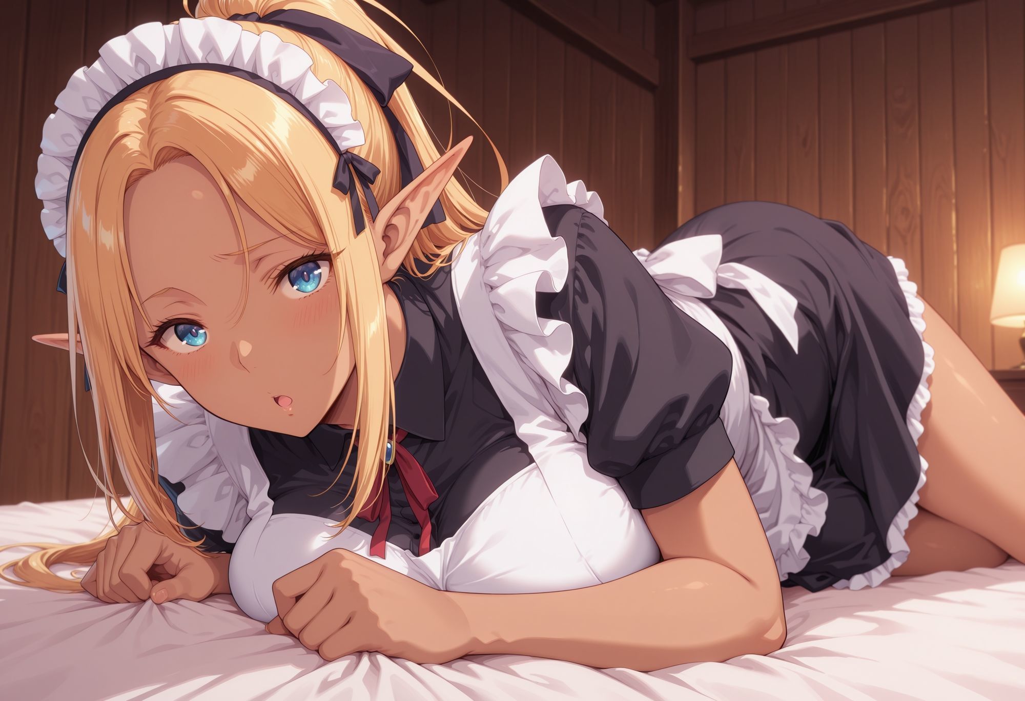 エルフのメイドさんの誘惑10 サンプル3ページ目