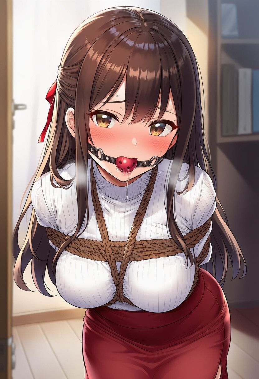 【音声付き】緊縛された女の子動画集 〜ボールギャグ編〜 サンプル3ページ目