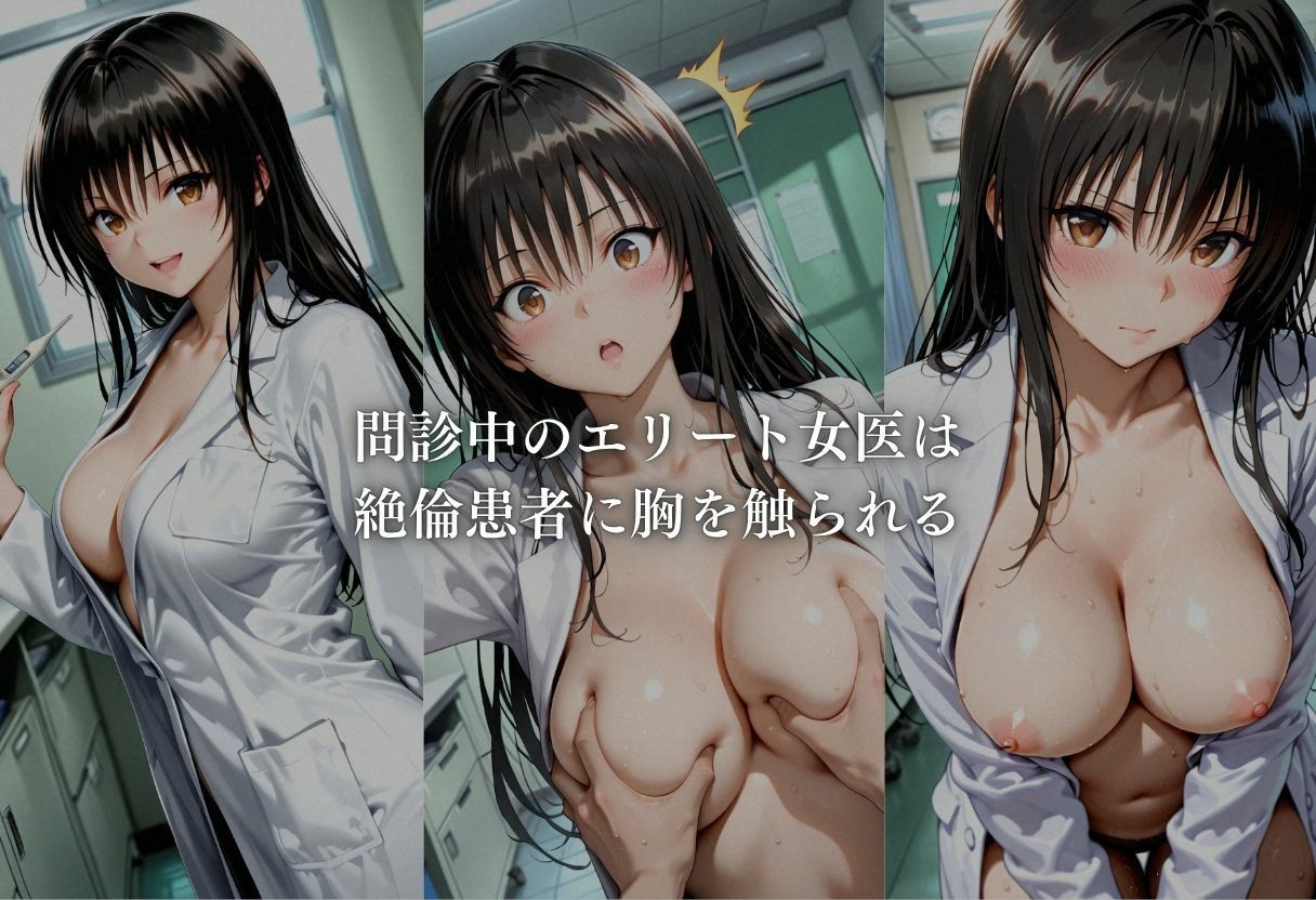 絶倫患者のチンポでガチイキするエリート女医 サンプル4ページ目