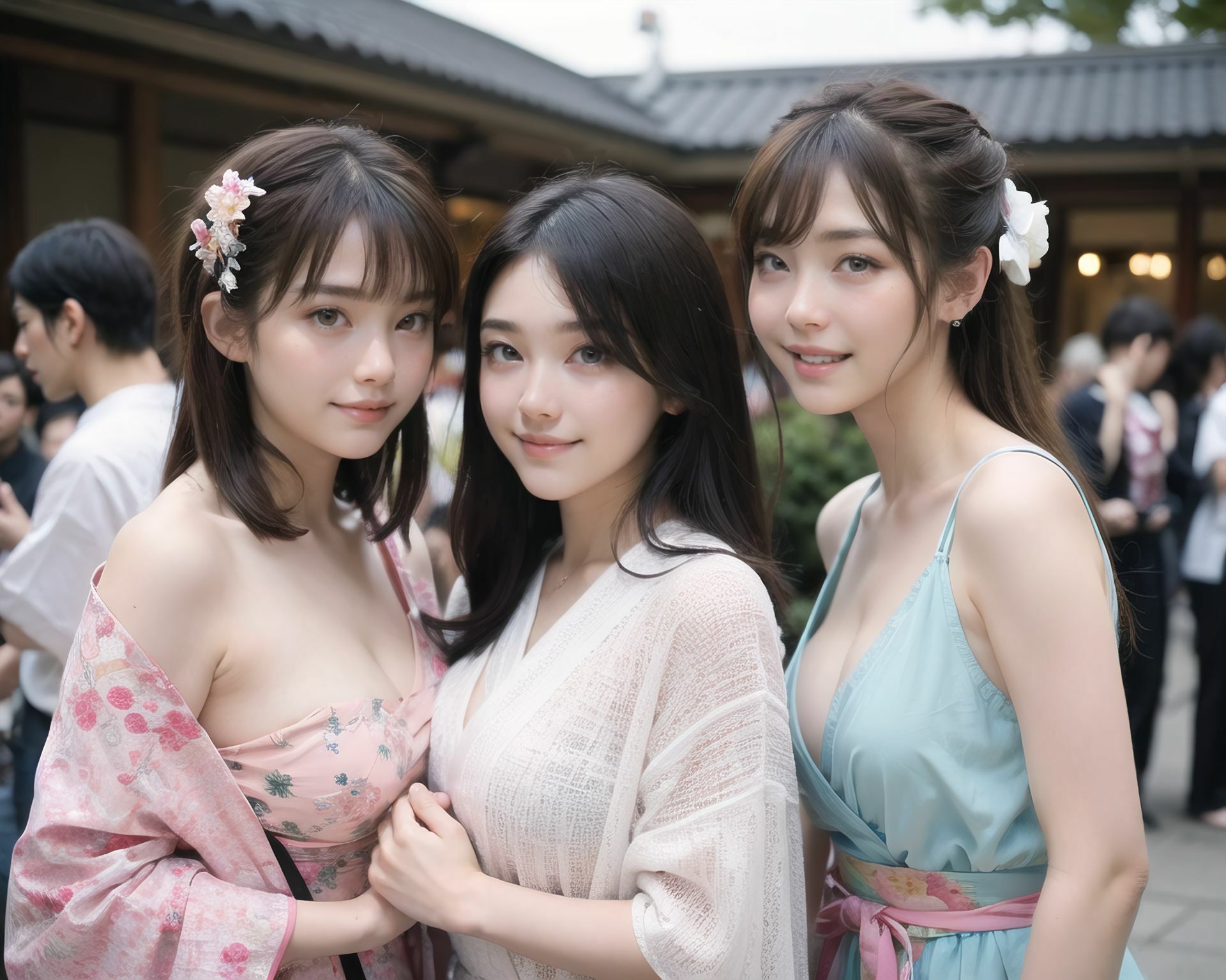 AI美少女写真集 素顔の RUNA - （7） 〜夜の提灯に溶ける、もうひとつの距離〜 サンプル1ページ目