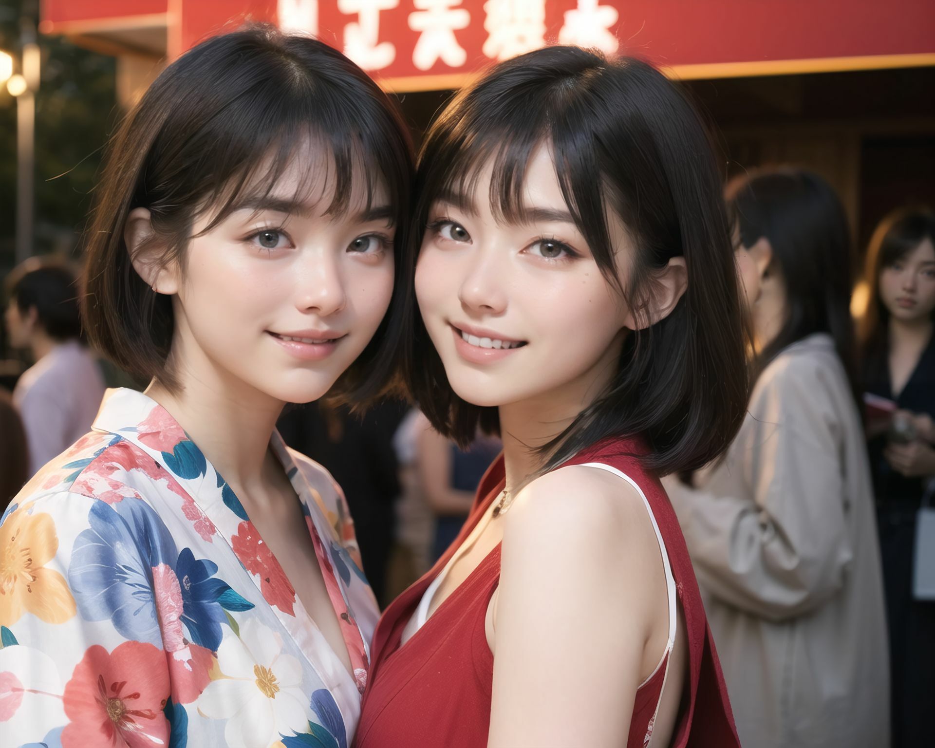 AI美少女写真集 素顔の RUNA - （7） 〜夜の提灯に溶ける、もうひとつの距離〜 サンプル5ページ目