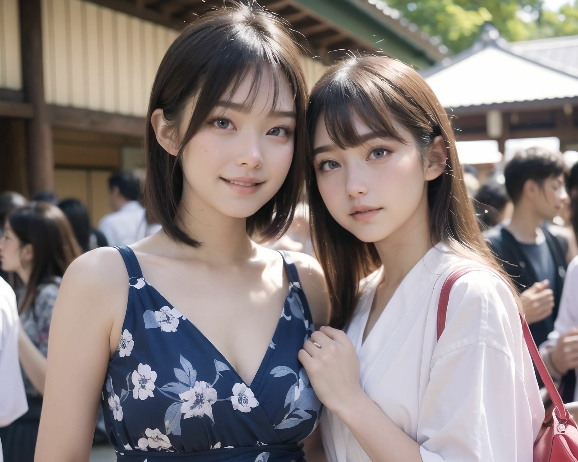 AI美少女写真集 素顔の RUNA - （7） 〜夜の提灯に溶ける、もうひとつの距離〜 サンプル10ページ目
