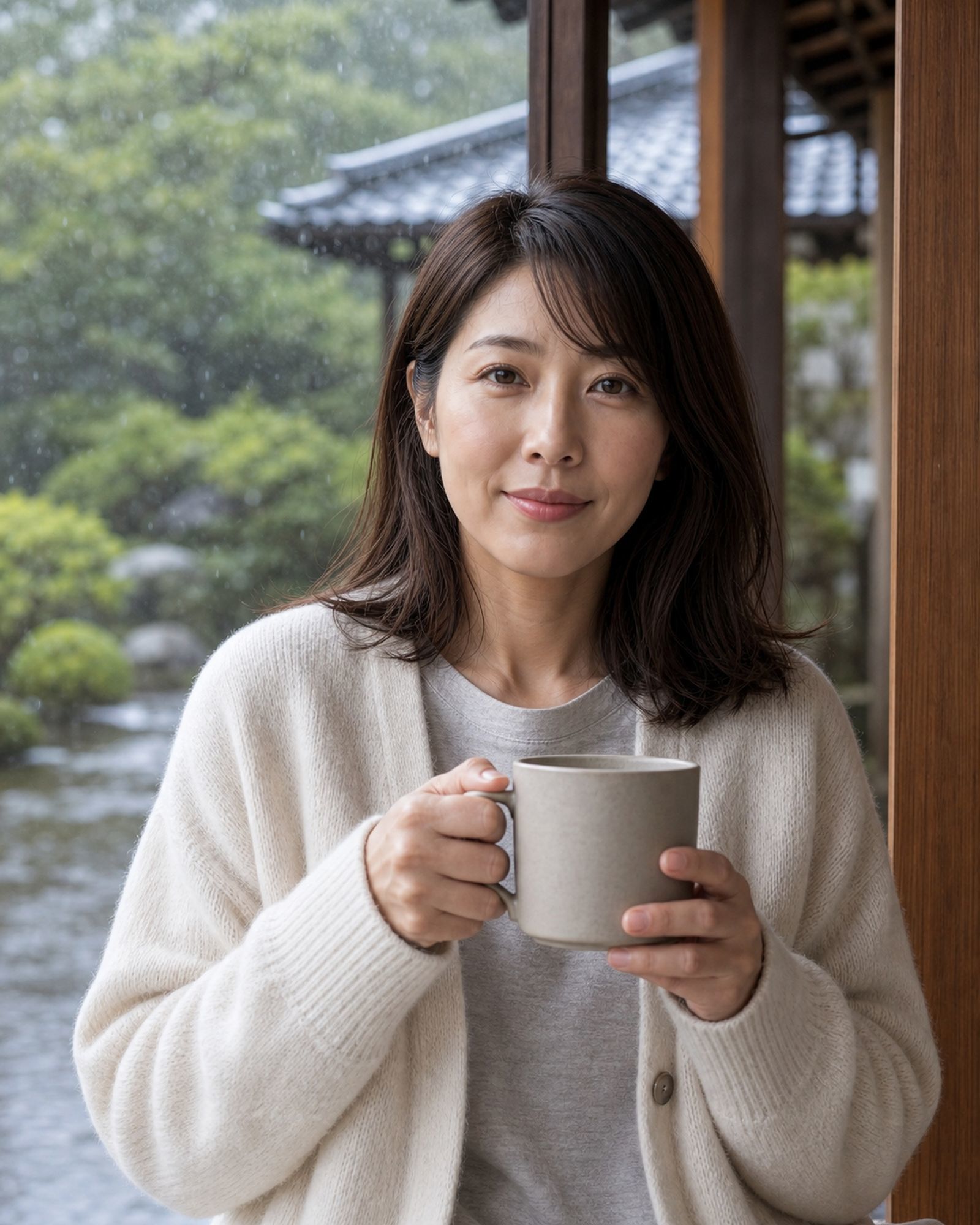 雨の温泉宿で、綾乃と。 サンプル9ページ目