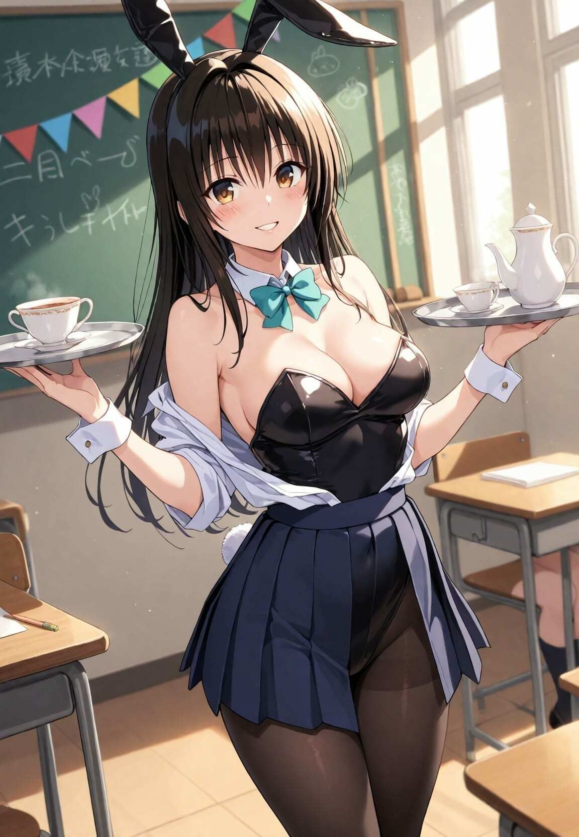 文化祭で清楚彼女が「クラス全員の孕ませ権利譲渡」で肉便器になるまで T〇LOVEる サンプル9ページ目
