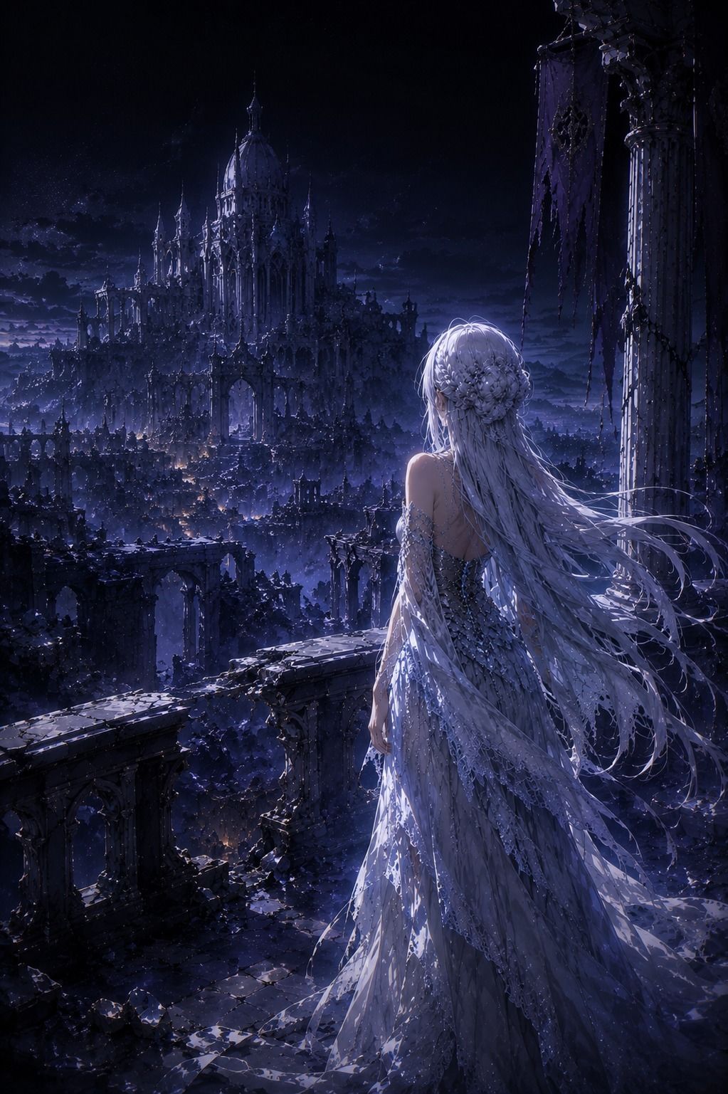 黒月の姫 ― Selene Lunaria ― 第一章「月なき王国の目覚め」 サンプル2ページ目