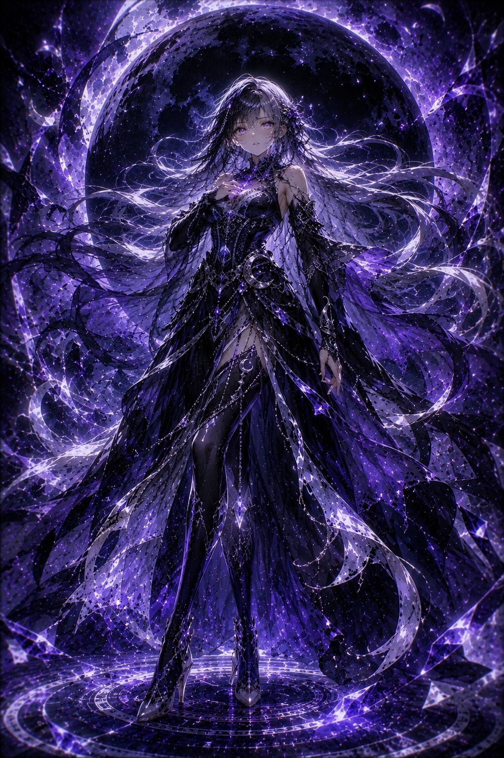 黒月の姫 ― Selene Lunaria ― 第一章「月なき王国の目覚め」 サンプル3ページ目