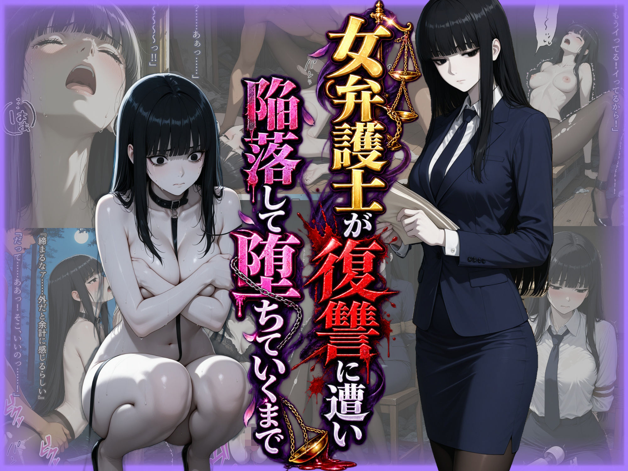 女弁護士が復讐に遭い、快感に陥落してペットになって堕ちていくまで サンプル1ページ目