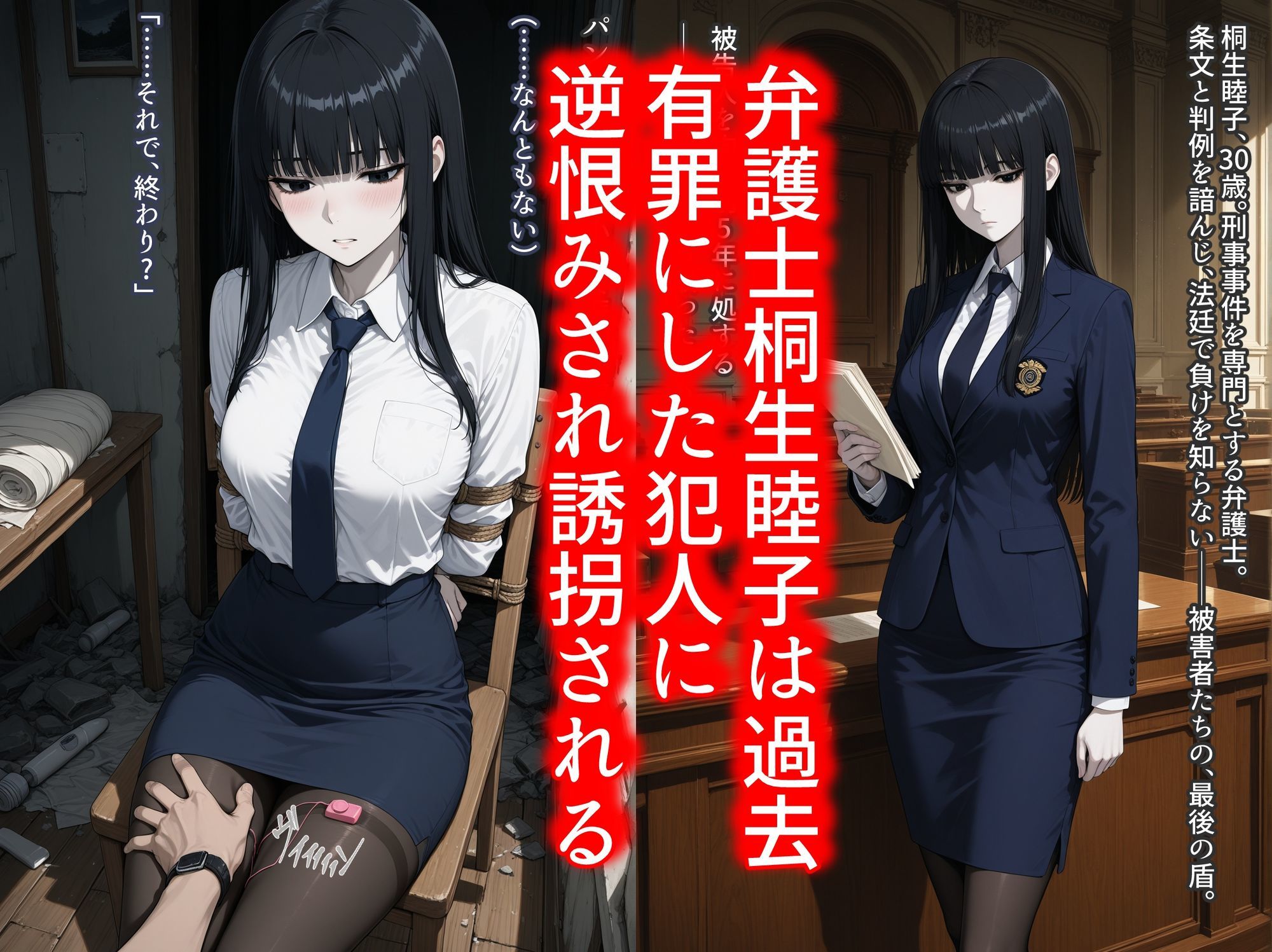 女弁護士が復讐に遭い、快感に陥落してペットになって堕ちていくまで サンプル2ページ目