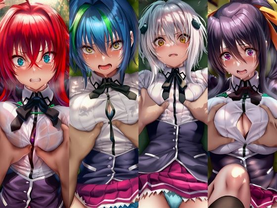 絶対服従ヒロイン -痴● レ◯プ 中出しされるヒロインのCG集- ハ◯スクールD×D編 4名 サンプル1ページ目