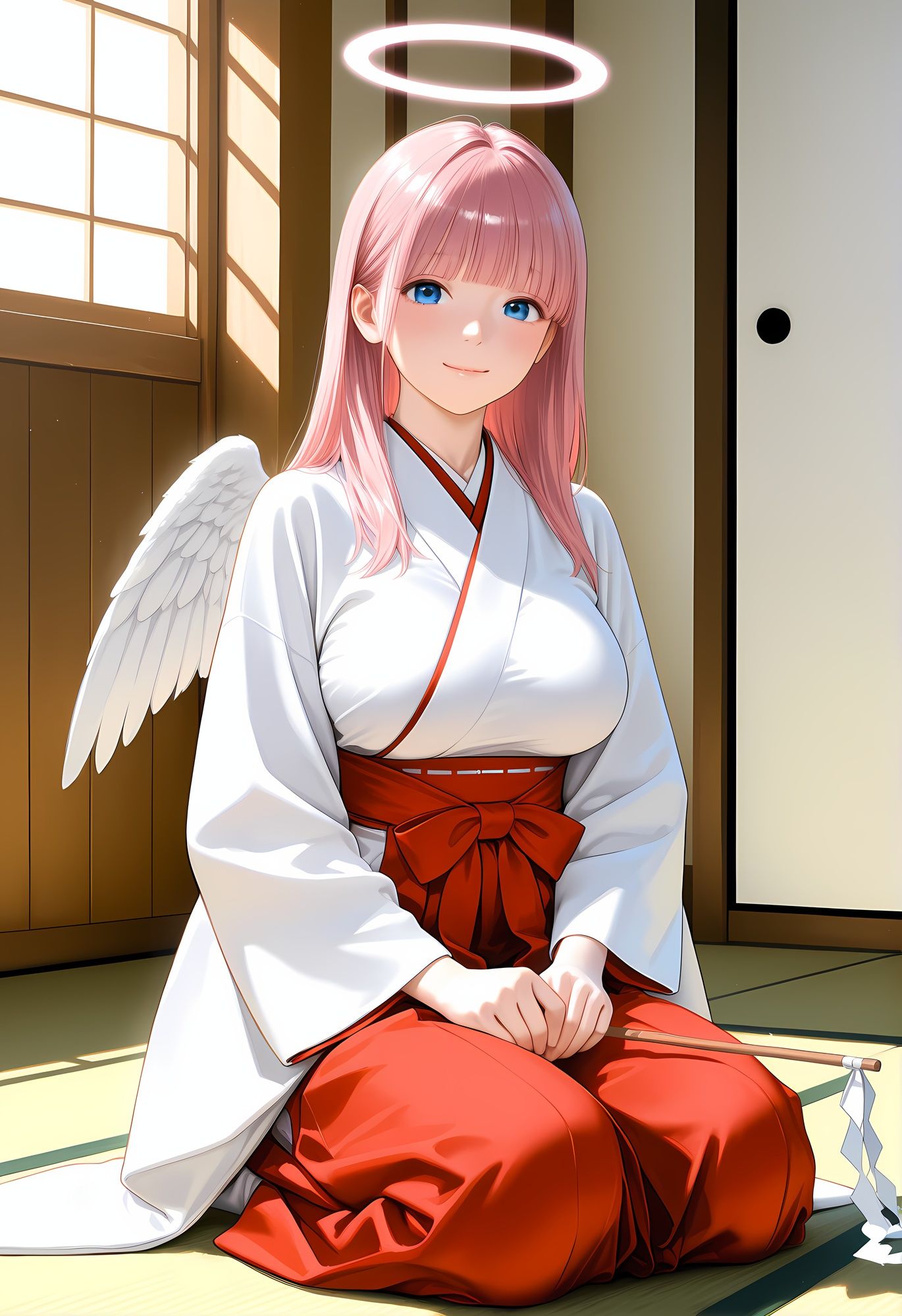 君と過ごす、巫女の午後 サンプル2ページ目