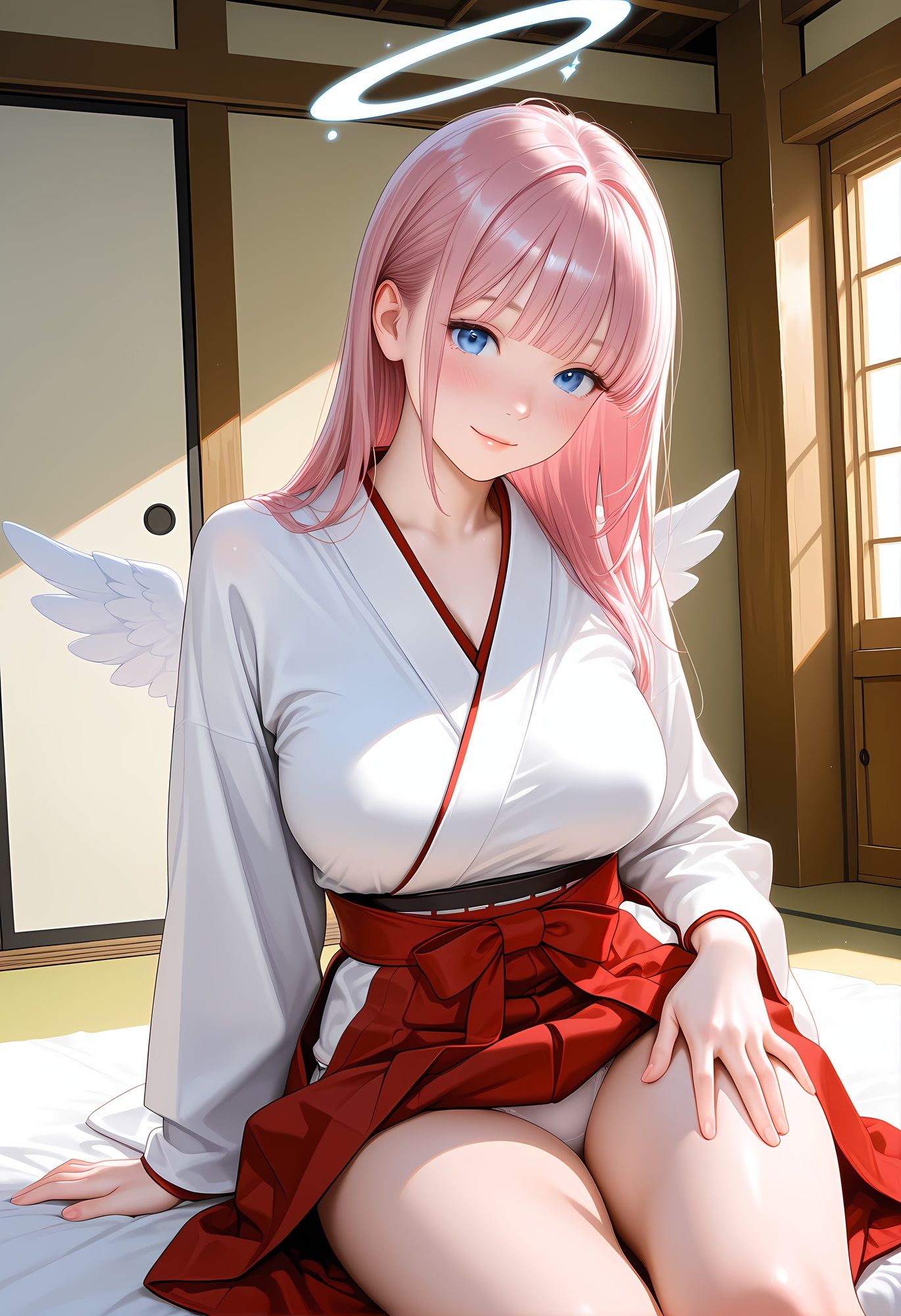 君と過ごす、巫女の午後 サンプル4ページ目