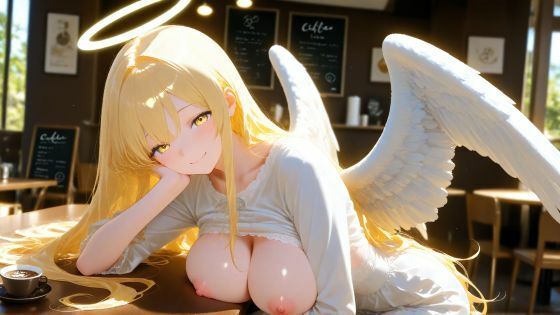 天使たちに見せてってお願いしてみた サンプル1ページ目