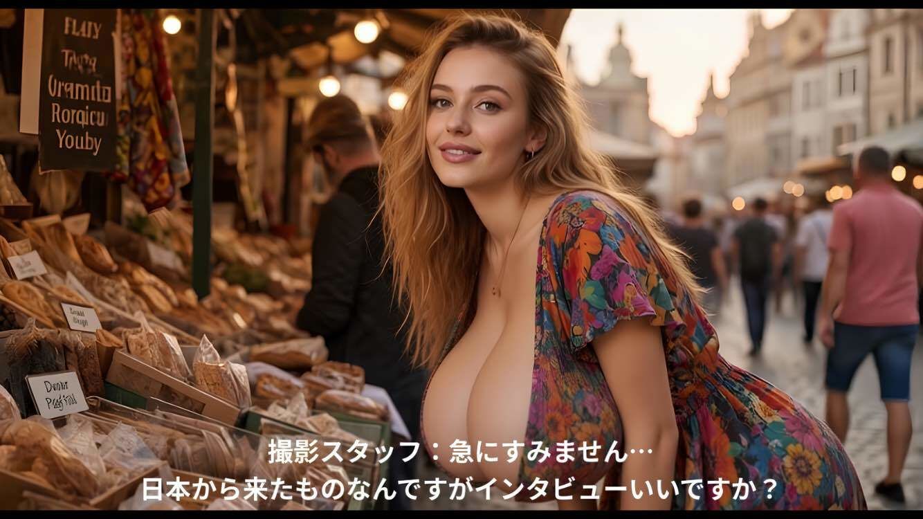 爆乳素人インターナショナル -Lcup カテリーナ-【フルボイス】 サンプル1ページ目