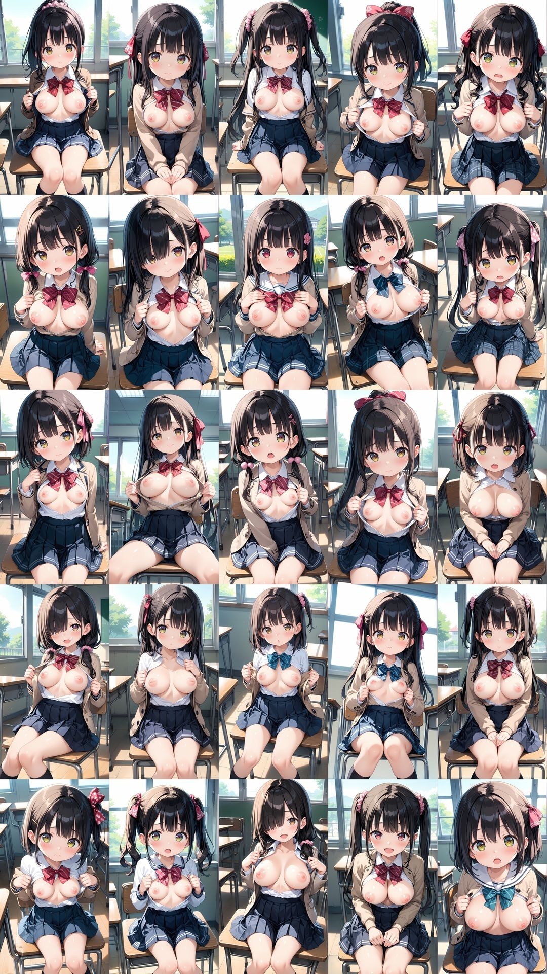 文化祭の展示物 女学生の生乳とまんこ サンプル1ページ目