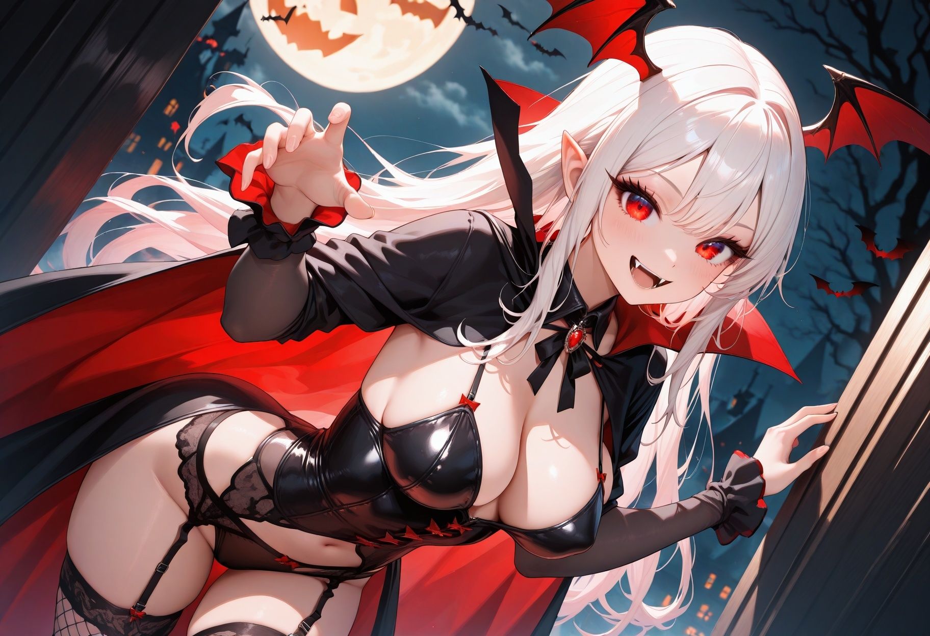 ハロウィン性指導×ヴァンパイア編 〜精液にまみれて絶倫！孕ませ連続絶頂〜 サンプル1ページ目
