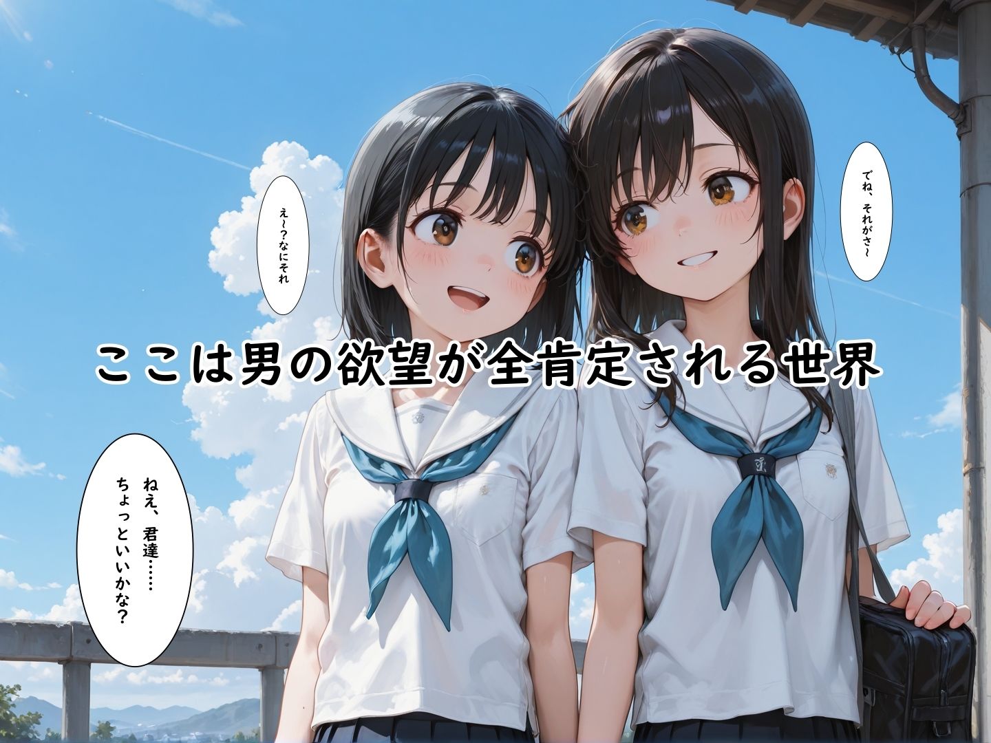 男性の欲望が全肯定される世界で磔にされた少女の末路 サンプル1ページ目