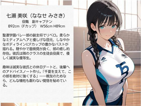 教師にNTRされた学園アイドルJ〇 バレー部編 サンプル2ページ目