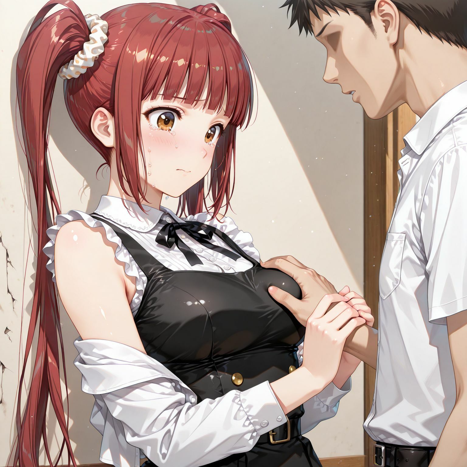 不良学生に絡まれて  松田  亜〇沙 サンプル2ページ目