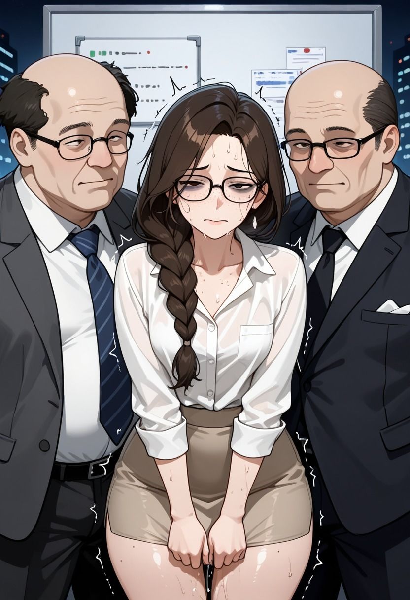 俺だけの女だと思ってた地味な同僚（26）が、デブでゲスな上司たちに三年前からNTRされてた話 サンプル4ページ目