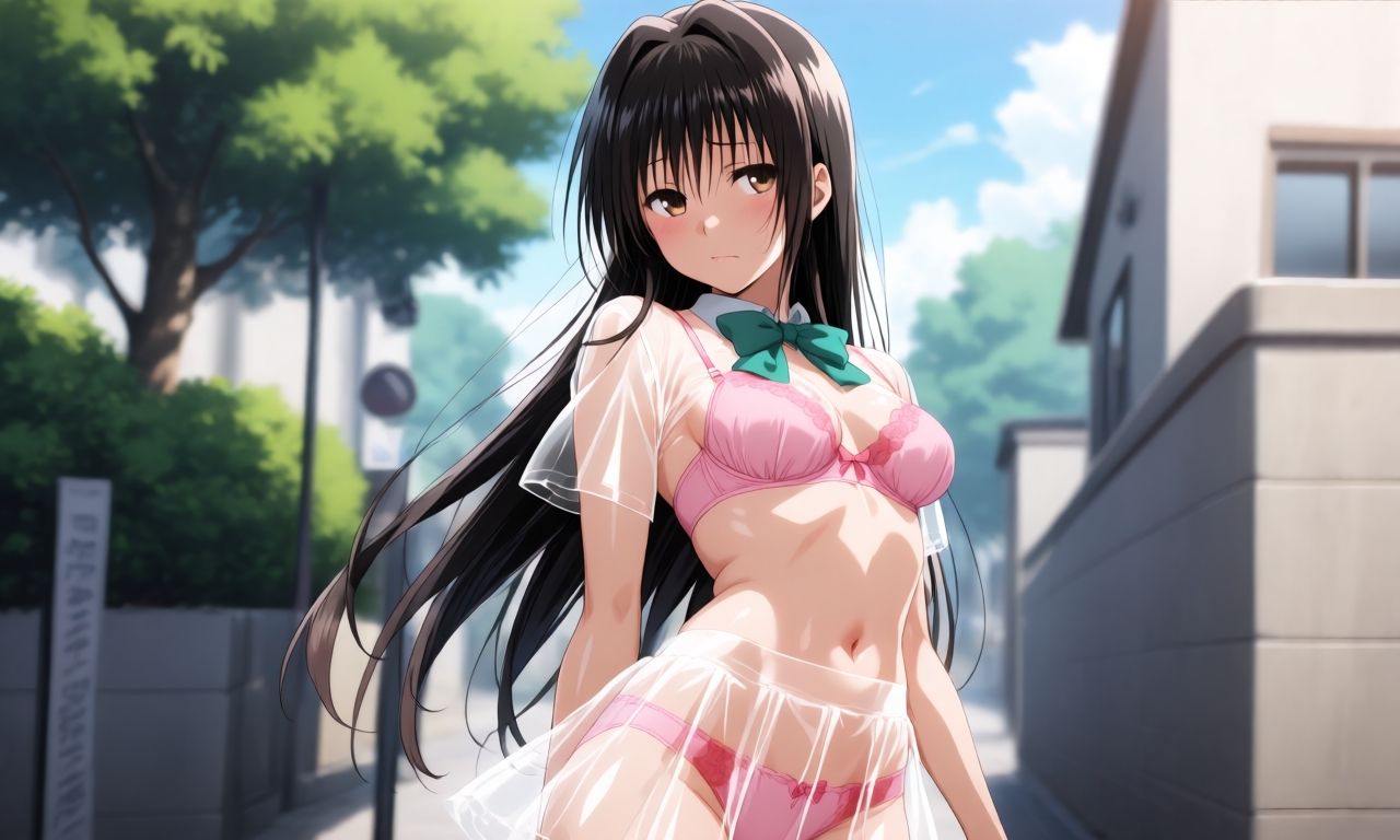 古〇川唯  スケスケセーラー服でHな日常 サンプル1ページ目