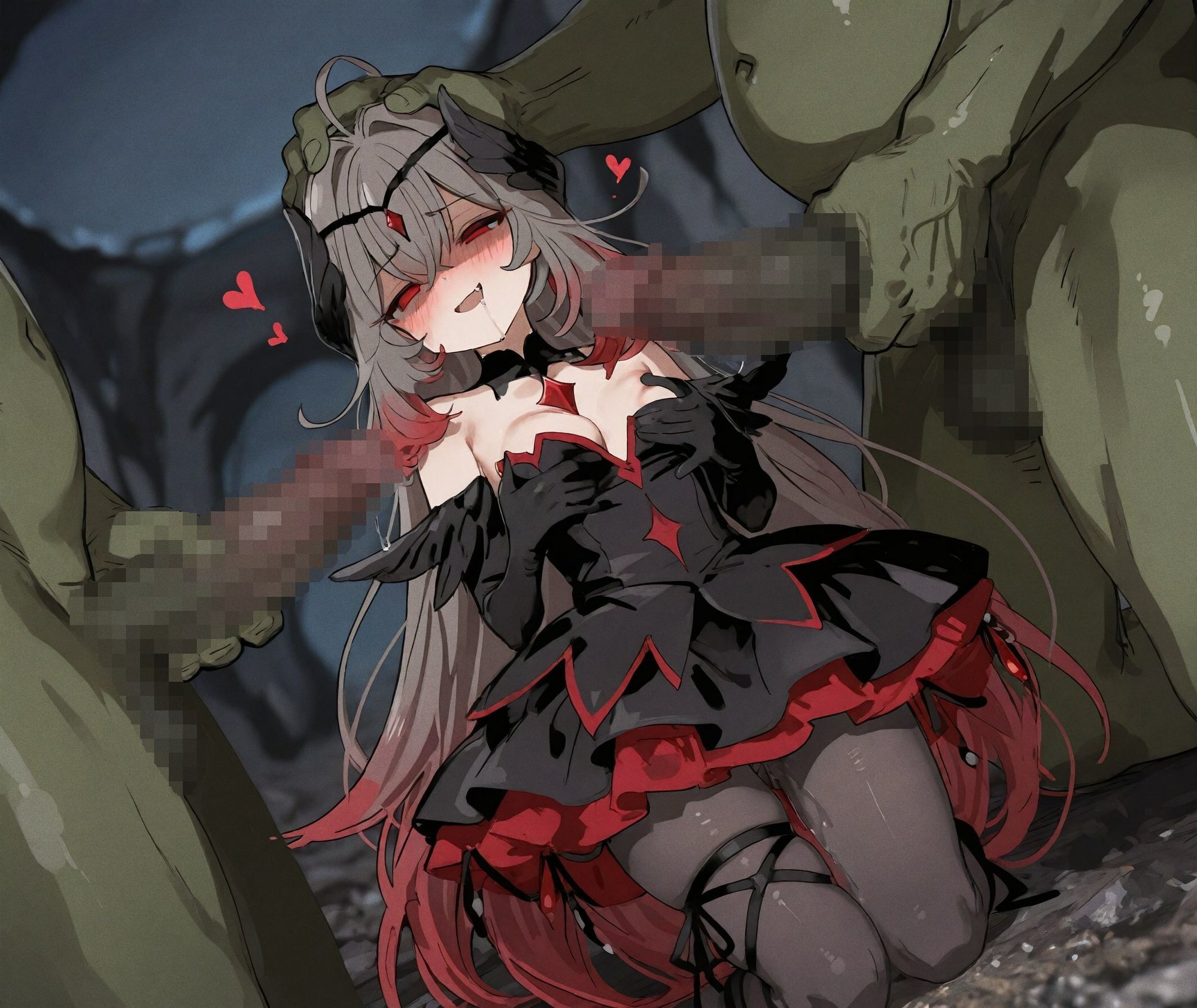 【森亜るるか】 淫獄陥落悪堕 〜純潔の魔法少女がオークの肉便器へと堕ちる二段変身レ●プ〜 サンプル7ページ目