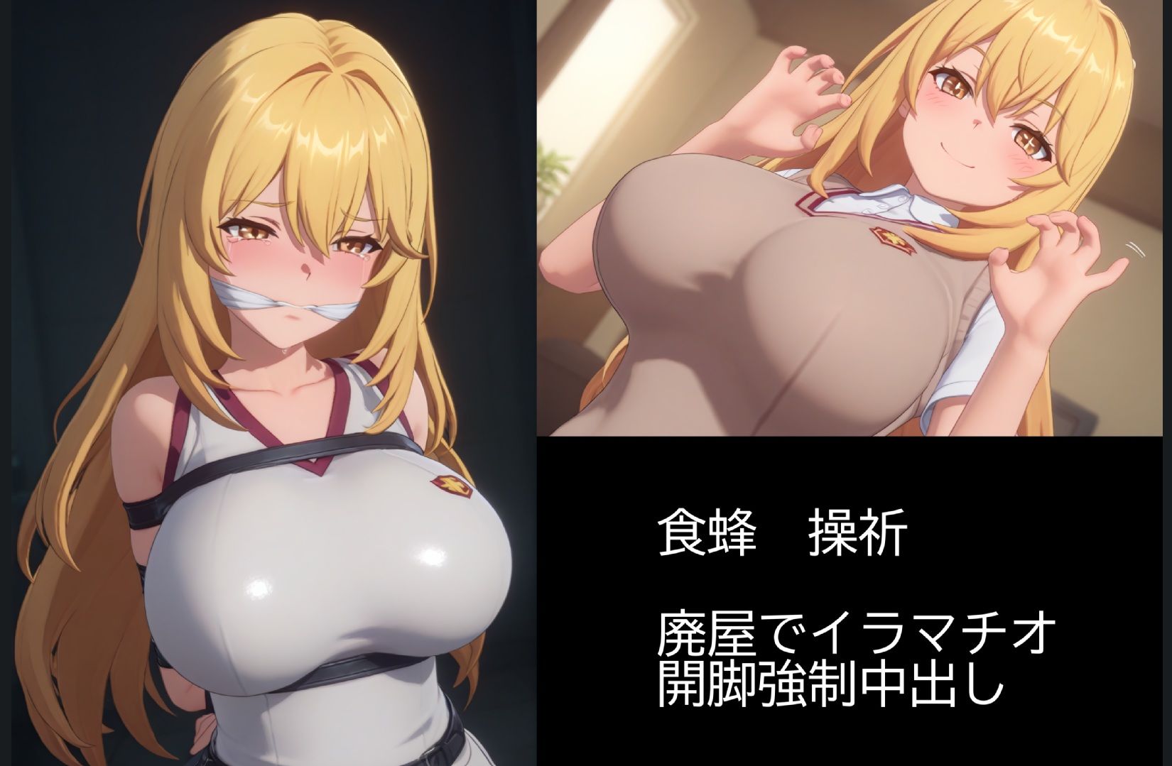 【4K高画質】巨乳キャラ強●爆乳化＆凌●（ToL〇VEる、ブルアカetc..）【70分越え超ボリューム】 サンプル9ページ目