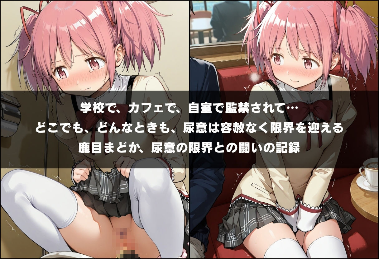 尿意の限界 ドギマギおもらし 鹿目まどか サンプル1ページ目