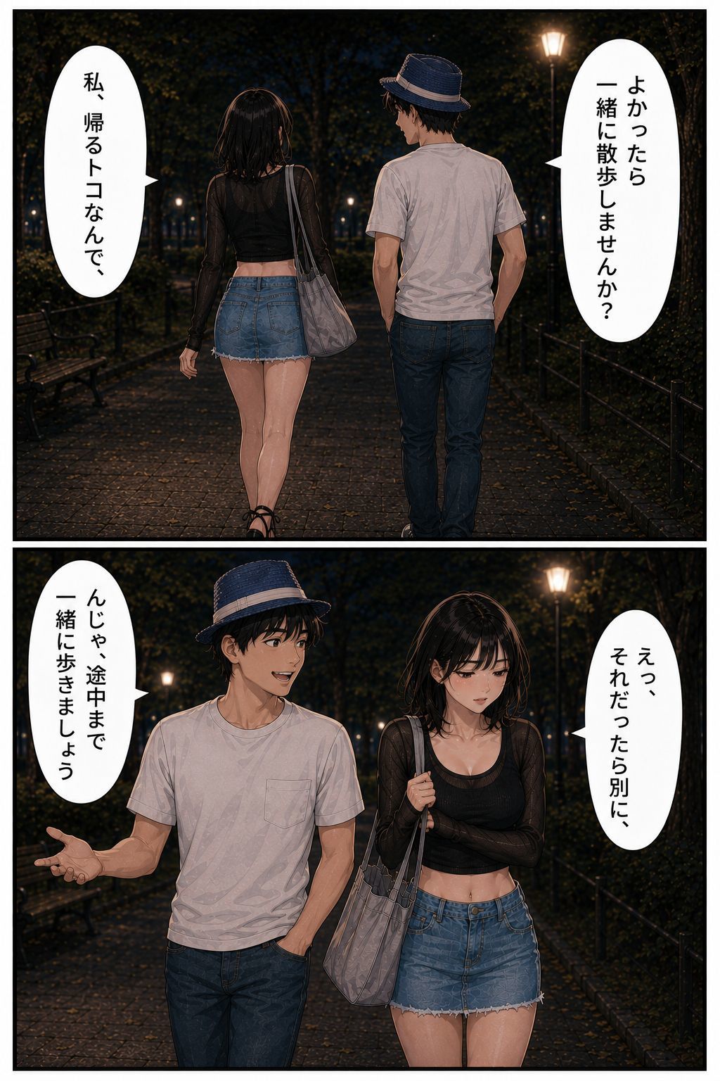 専門学校生マユちゃん第一話 サンプル2ページ目