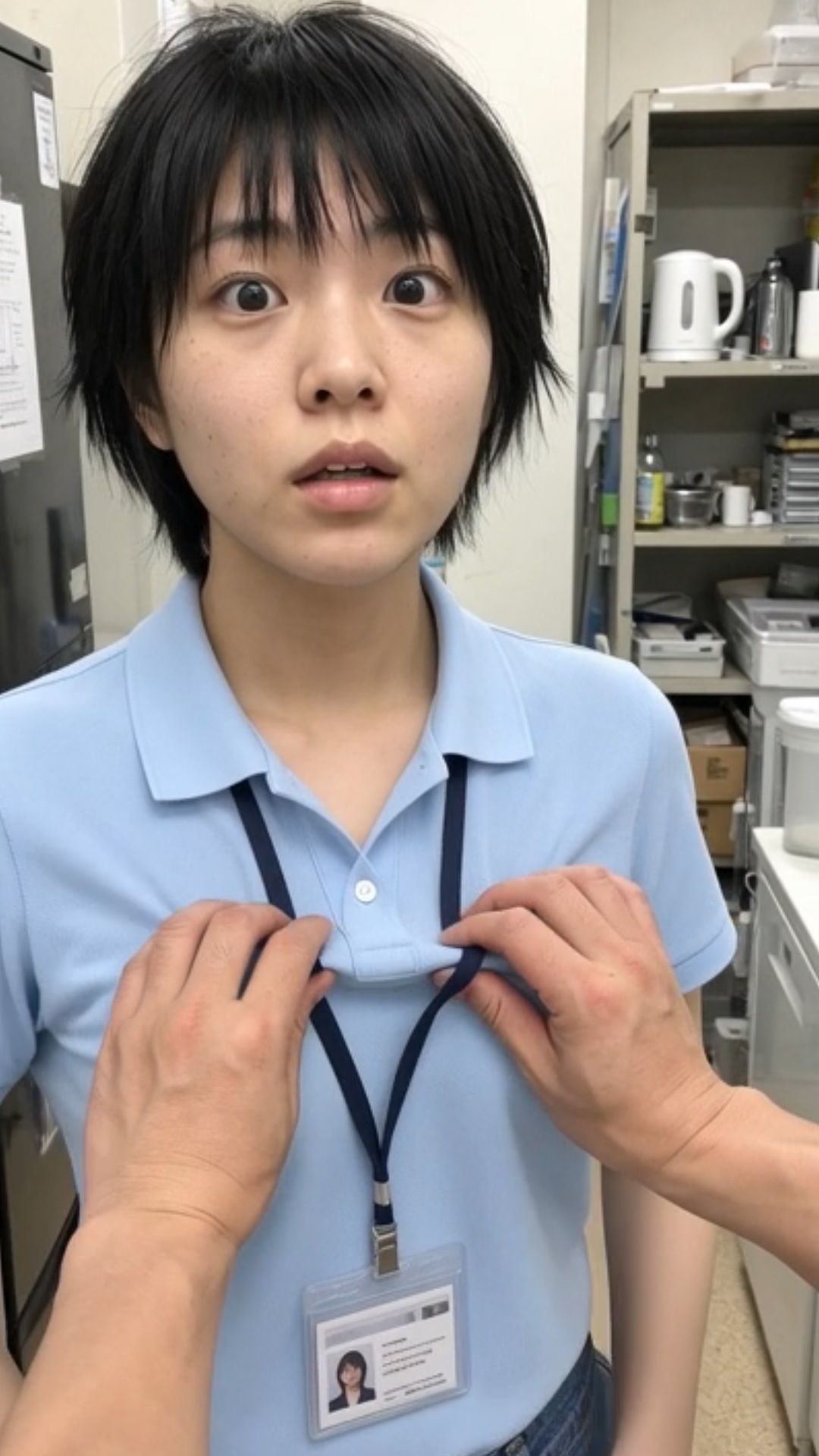 新入社員2 給湯室 課長 先輩 いたずら 不倫 セクハラ ブラジャー パンティ OL 職場 サンプル7ページ目