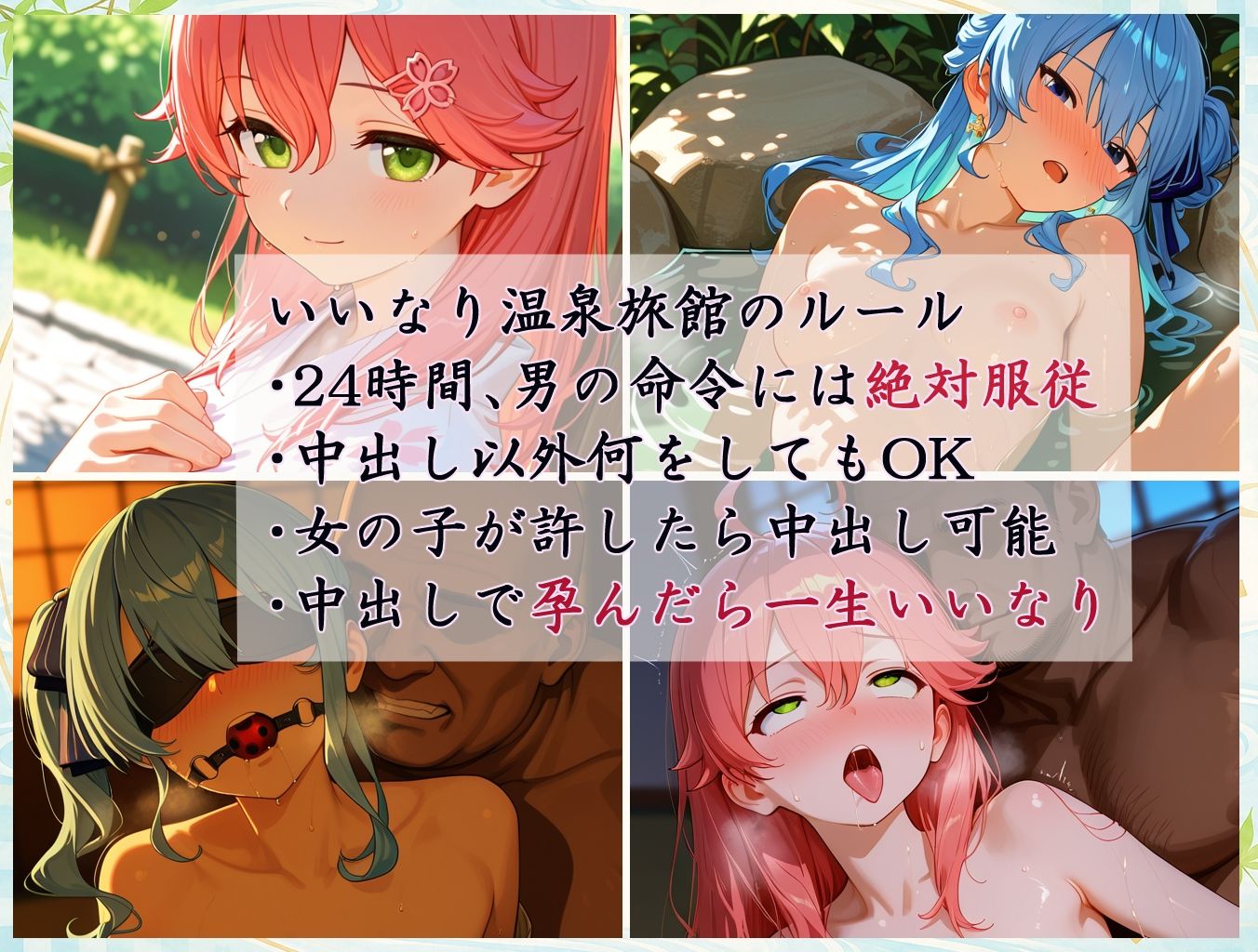 いいなり孕ませ温泉旅館〜さくらみこ×星街すいせい〜 サンプル1ページ目