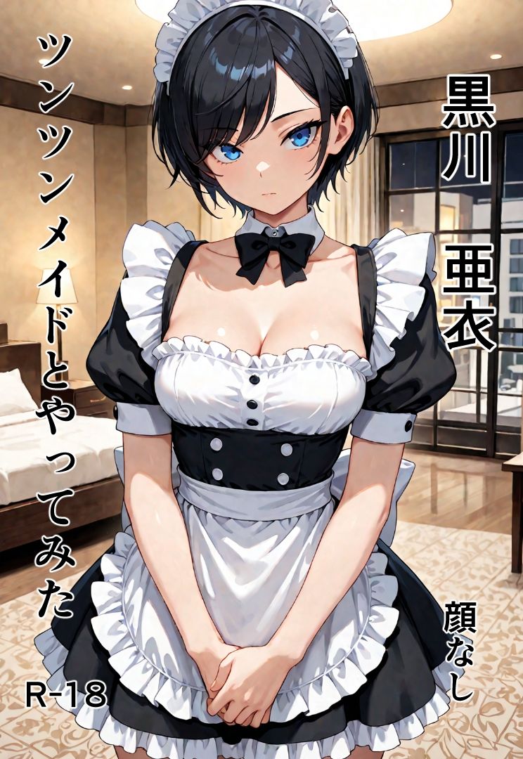 ツンツンメイドとやってみた サンプル1ページ目