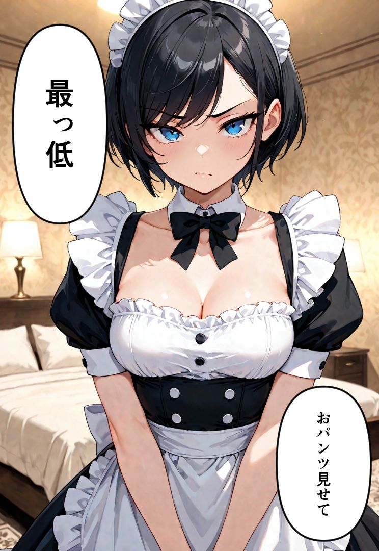 ツンツンメイドとやってみた サンプル3ページ目
