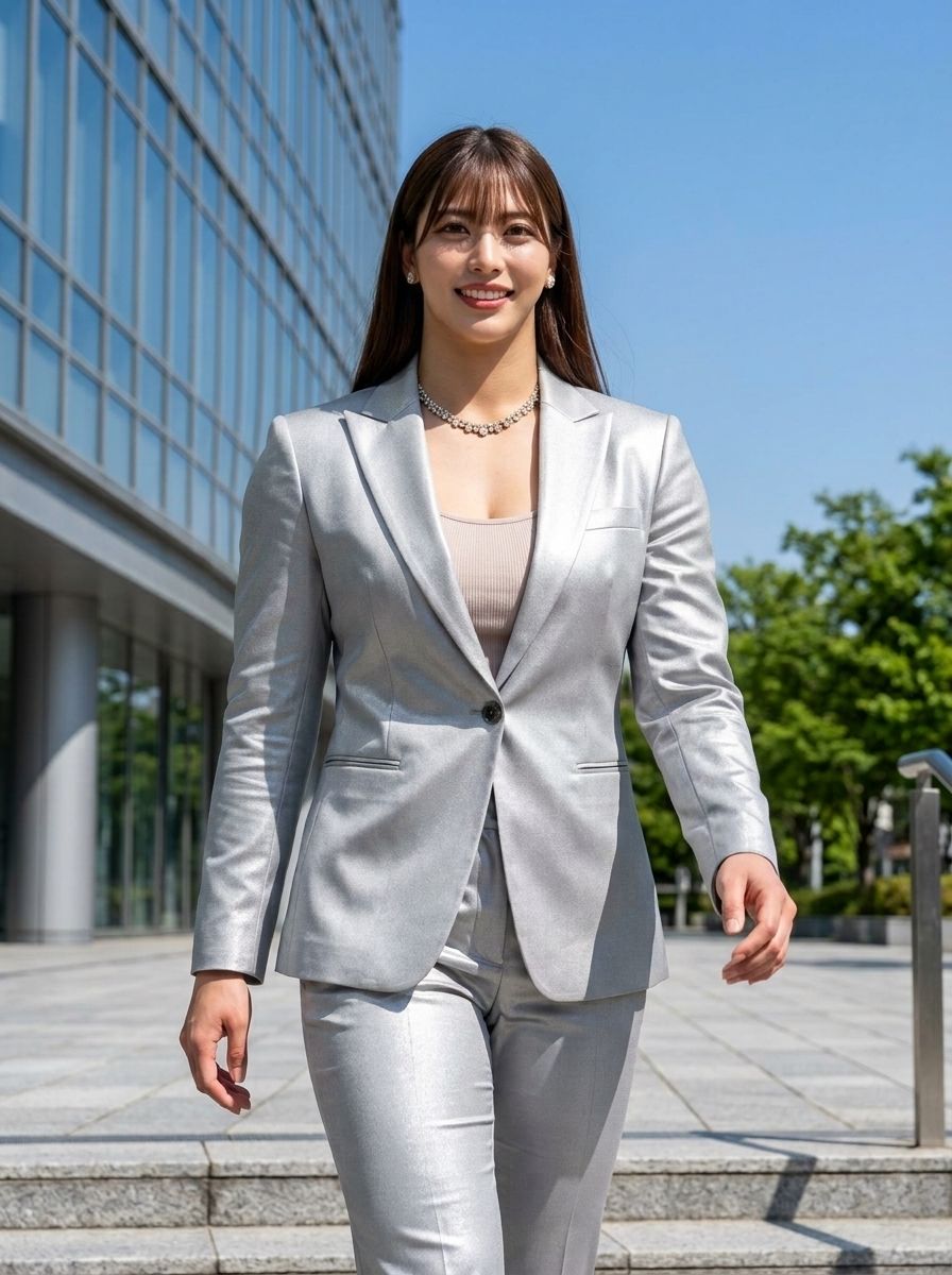 【極上高身長174cm】長身アスリート美女・沙織（さおり）〜凛としたスーツを脱いだら、圧巻のしなやか肉体美だった〜 サンプル1ページ目